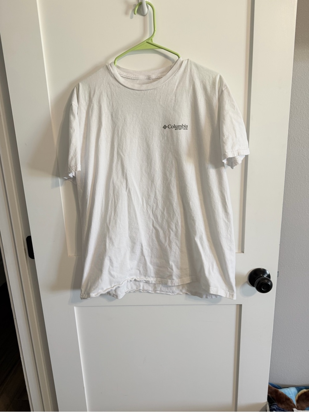 Columbia White Short‑Sleeve Logo T‑Shirt